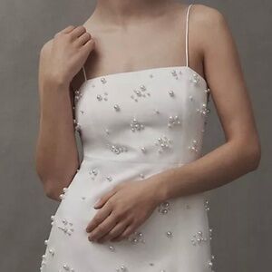 BHDLN Straight Neck Mini Pearl Dress (TAG ON)